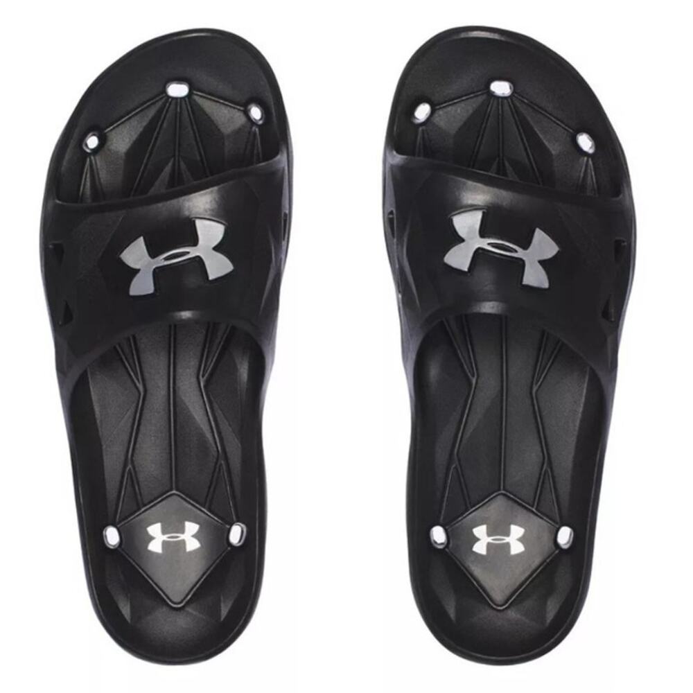 Under Armour Locker III Youth Slide Sandals Size 3B